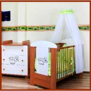 Zostava do izbičky detská postieľka + komoda Jardrew, Elephant